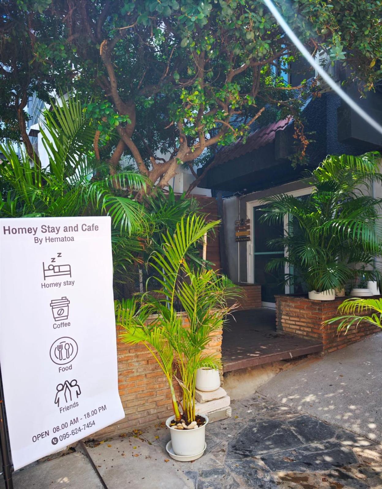 Homey Stay And Cafe By Hematoa Bangkok Bagian luar foto